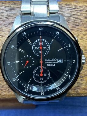 Seiko SNDE27 Chronograph Watch